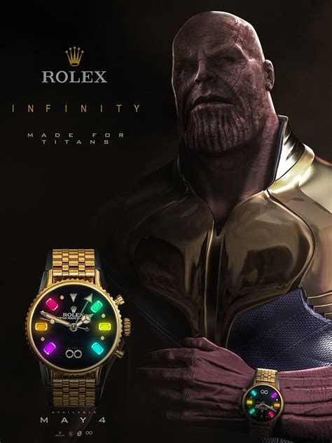 infinity war rolex watch